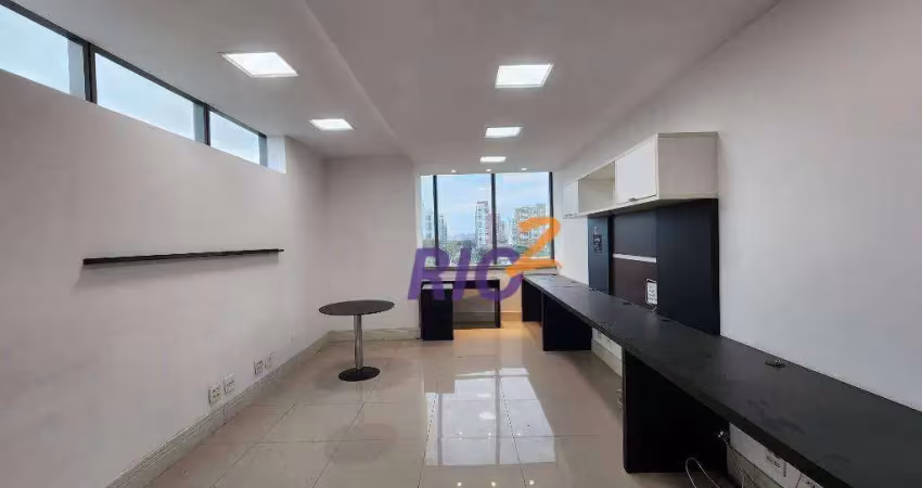 Sala para alugar, 26 m² por r$ 2.409,00/mês - barra da tijuca - rio de janeiro/rj