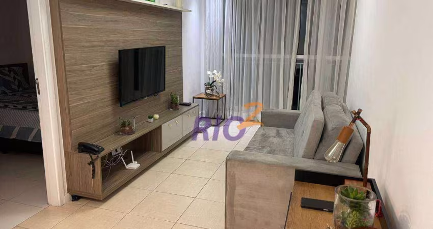 Apartamento com 1 dormitório para alugar, 50 m² por R$ 3.900,00/mês - Rio 2 - Rio de Janeiro/RJ