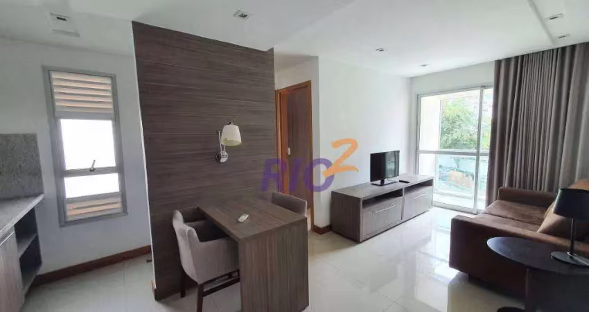 Apartamento com 1 dormitório à venda, 39 m² por r$ 250.000,00 - rio centro - rio de janeiro/rj