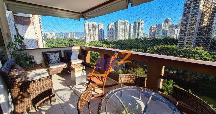 Apartamento com 3 dormitórios à venda, 127 m² por r$ 1.790.000,00 - barramares - rio de janeiro/rj