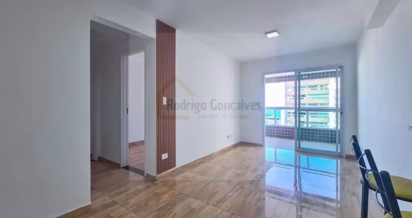 Apartamento para venda em praia grande, canto do forte, 2 dormitórios, 1 suíte, 1 vaga