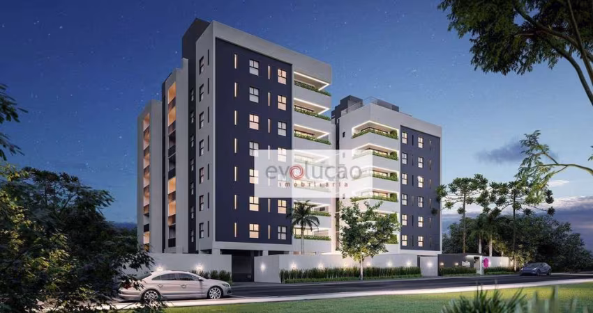 Apartamento com 2 suítes por R$ 602.900 - Portão - Curitiba/PR