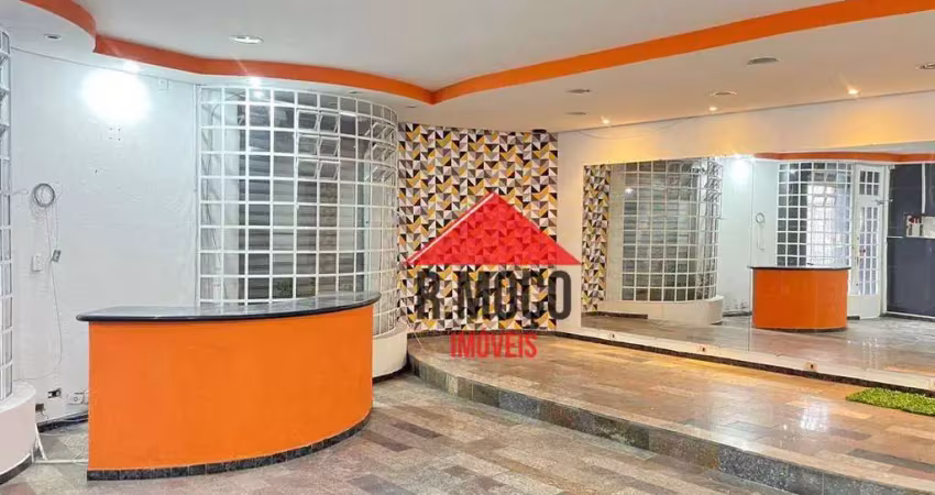 Salão para alugar, 190 m² por r$ 4.050,00/mês - vila guilhermina - são paulo/sp