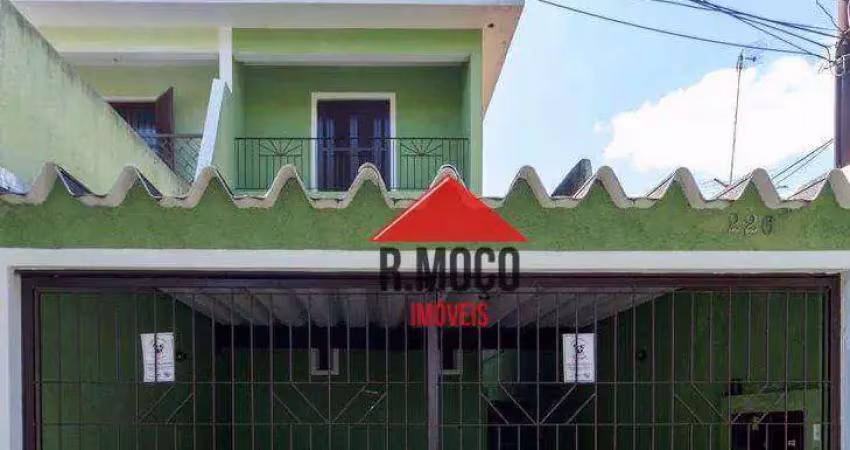 Sobrado com 3 dormitórios sendo 1 suíte e 2 vagas, à venda, 183 m² por r$ 850.000 - cidade patriarca - são paulo/sp