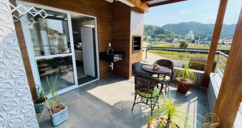 Apartamento Duplex com 2 dormitórios à venda, 110 m² por R$ 750.000,00 - Praia de Palmas - Governador Celso Ramos/SC