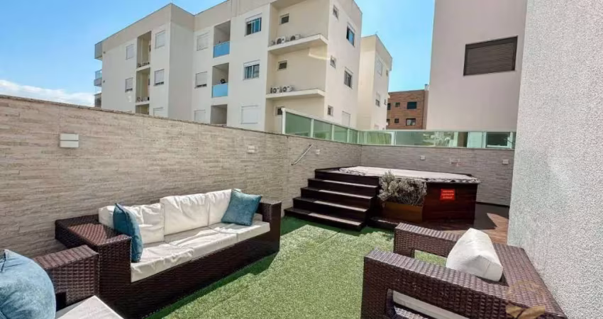 Apartamento garden com 2 dormitórios à venda, 140 m² por r$ 1.220.000,00 - praia de palmas - governador celso ramos/sc