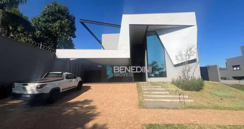 Casa sobrado de 488m² em construção com 04 suítes à venda em condomínio - jardim olhos d`água