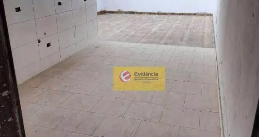 Cobertura à venda, 90 m² por r$ 420.000,00 - vila eldízia - santo andré/sp