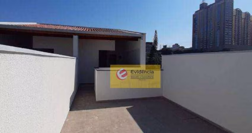 Cobertura com 2 dormitórios à venda, 46 m² por R$ 397.500,00 - Vila Apiaí - Santo André/SP
