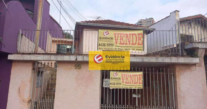 Casa com 1 dormitório à venda, 100 m² por R$ 450.000,00 - Vila Bastos - Santo André/SP