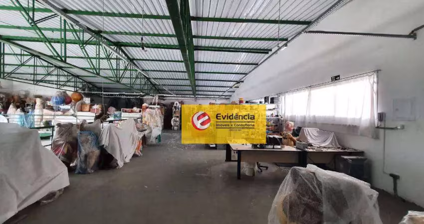 Galpão para alugar, 1000 m² por r$ 33.870,00/mês - jardim paraíso - santo andré/sp