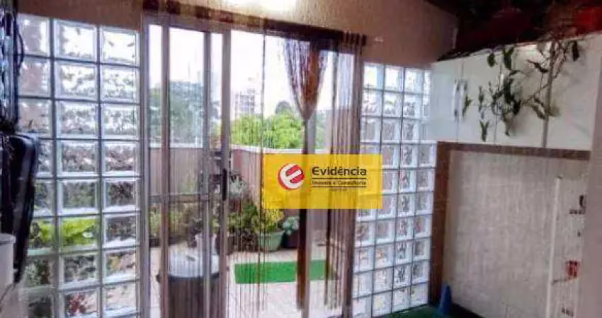 Cobertura com 3 dormitórios à venda, 85 m² por r$ 695.000,00 - jardim stella - santo andré/sp