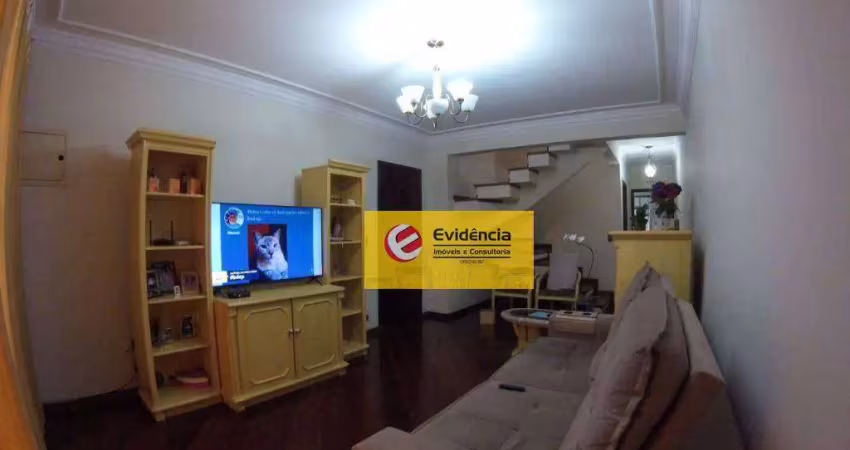 Sobrado à venda, 245 m² por r$ 760.000,00 - jardim milena - santo andré/sp