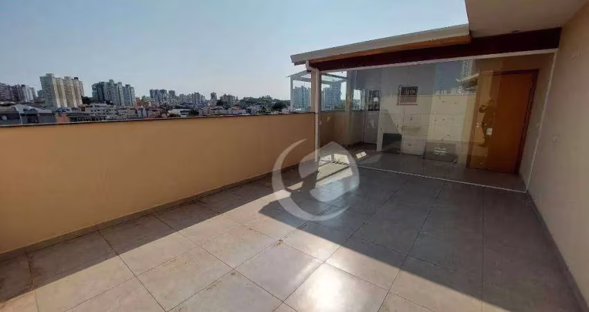 Cobertura com 2 dormitórios à venda, 90 m² por r$ 459.999,99 - jardim ocara - santo andré/sp