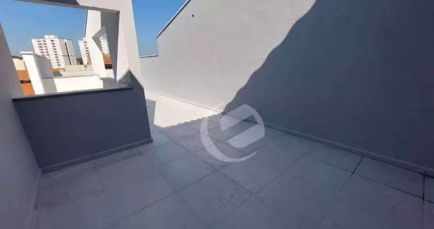 Cobertura à venda, 124 m² por r$ 515.000,00 - vila humaitá - santo andré/sp