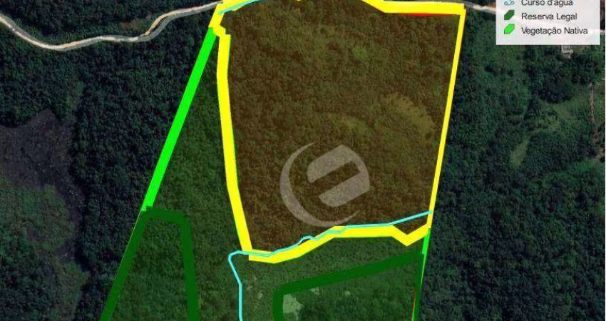 Sítio com 2 dormitórios à venda, 173000 m² por R$ 744.000,00 - Lagoinha - Juquiá/SP