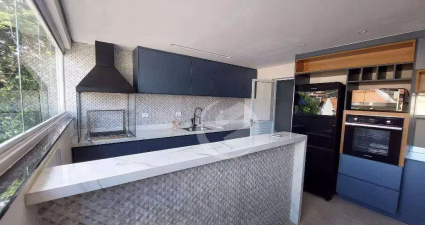 Cobertura com 2 dormitórios à venda, 100 m² por r$ 610.000,00 - jardim paraíso - santo andré/sp