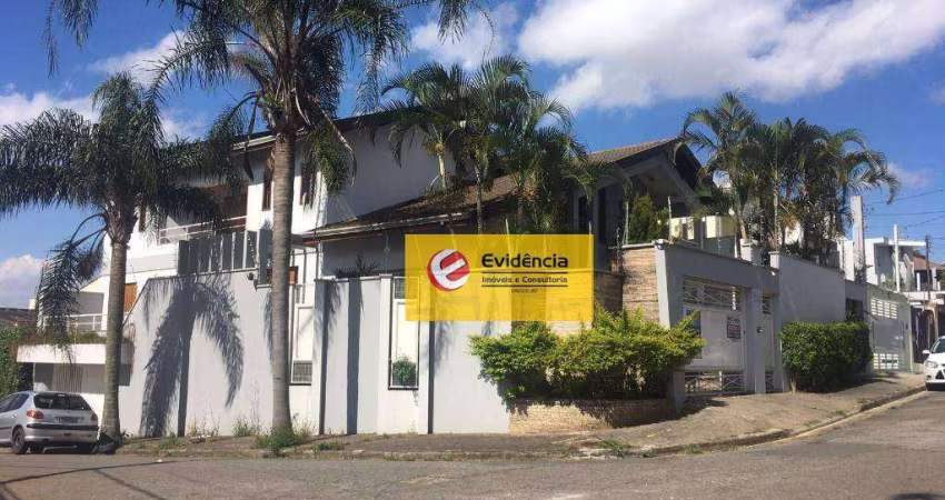 Sobrado, 428 m² - venda por R$ 2.500.000,00 ou aluguel por R$ 13.772,31/mês - Vila Scarpelli - Santo André/SP