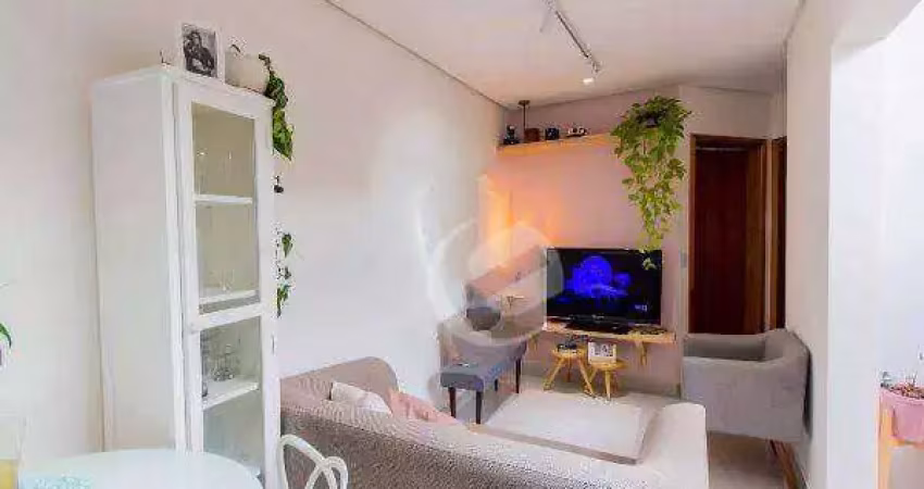 Apartamento à venda, 46 m² por r$ 320.000,00 - vila scarpelli - santo andré/sp