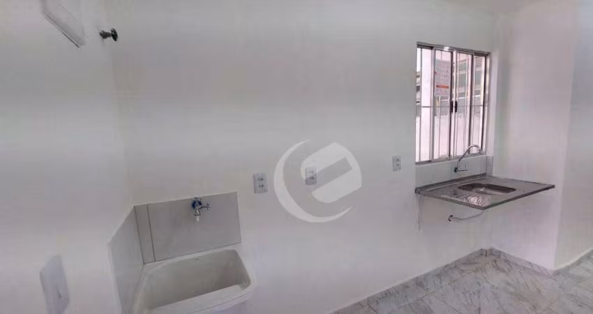Kitnet com 1 dormitório para alugar, 25 m² por R$ 950,00/mês - Jardim Bom Pastor - Santo André/SP