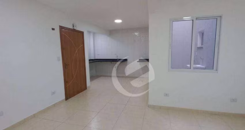 Apartamento com 2 dormitórios à venda, 58 m² por R$ 370.000,00 - Vila Homero Thon - Santo André/SP