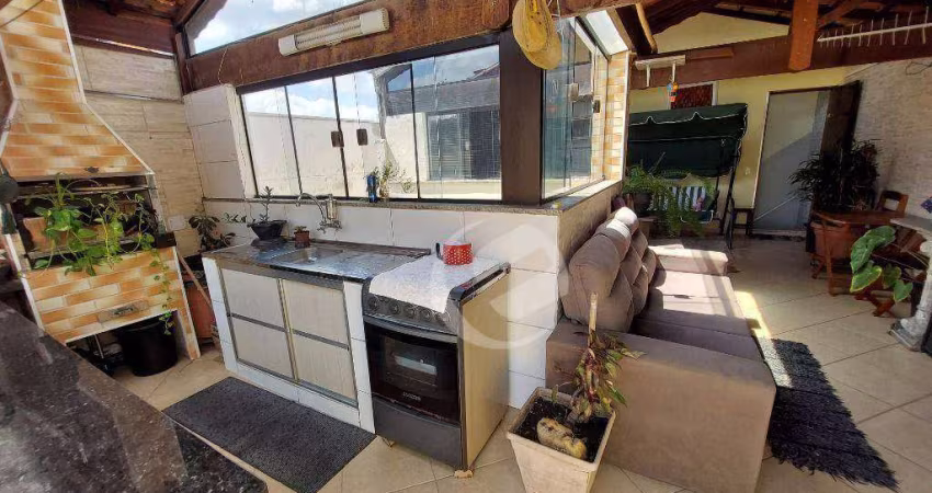 Cobertura com 3 dormitórios à venda, 132 m² por R$ 490.000,00 - Vila Helena - Santo André/SP