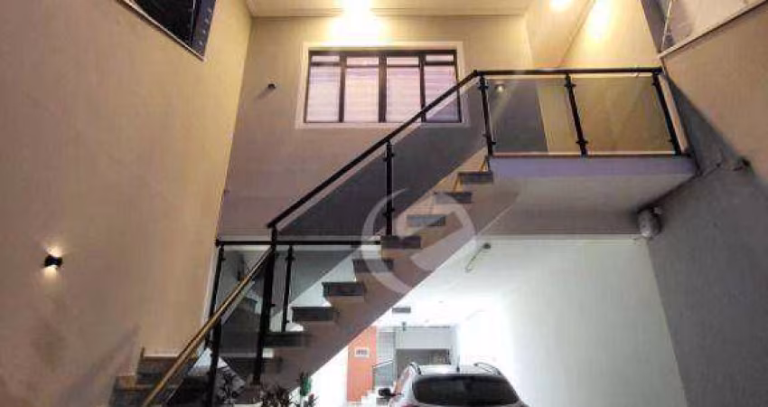 Sobrado com 3 dormitórios, 250 m² - venda por R$ 810.000,00 ou aluguel por R$ 6.342,12/mês - Jardim Milena - Santo André/SP