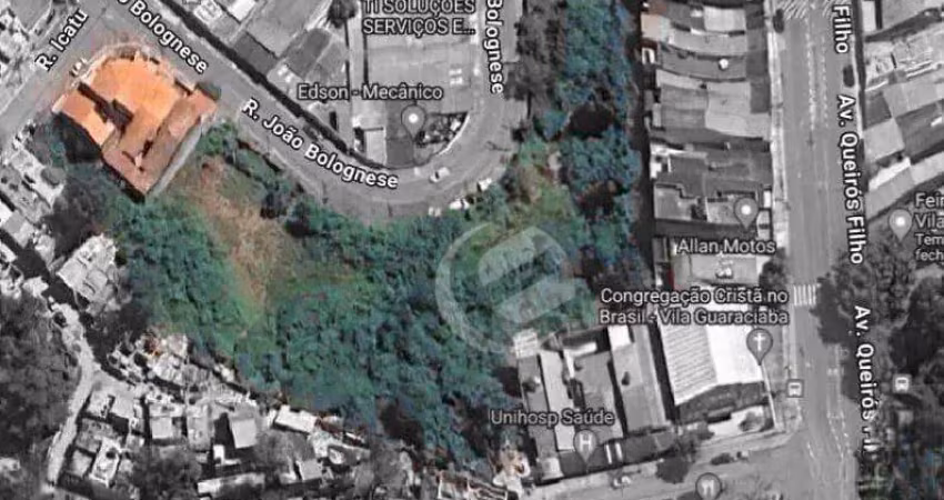 Terreno à venda, 6367 m² por r$ 9.500.000,00 - jardim ipanema - santo andré/sp