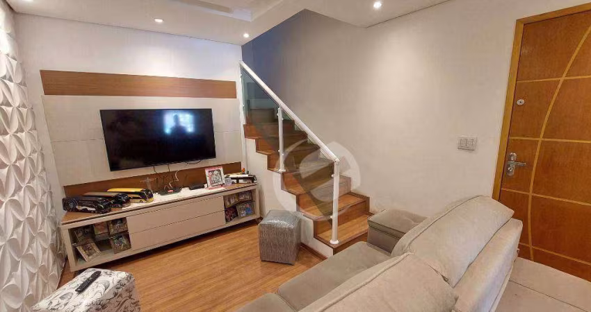 Sobrado à venda, 116 m² por R$ 350.000,00 - Jardim Santo André - Santo André/SP