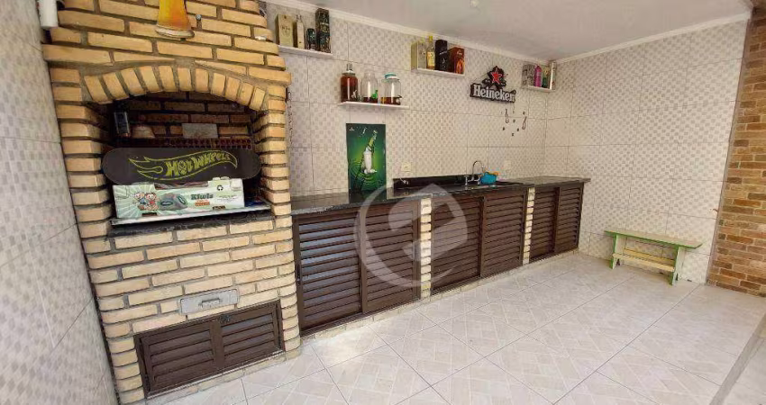 Sobrado com 3 dormitórios à venda, 188 m² por R$ 730.000,00 - Vila Scarpelli - Santo André/SP