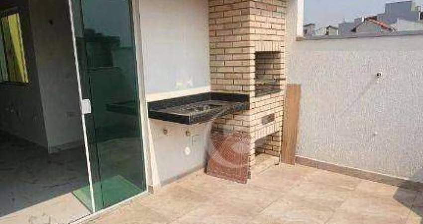 Cobertura com 2 dormitórios à venda, 94 m² por R$ 480.000,00 - Vila Curuçá - Santo André/SP