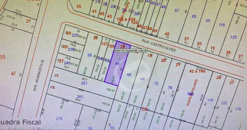Terreno à venda, 300 m² por R$ 1.500.000 - Vila Gilda - Santo André/SP