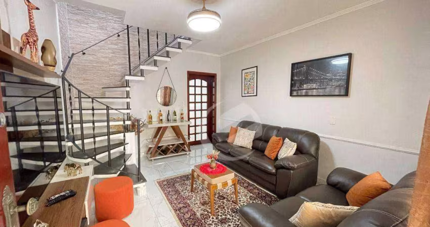 Sobrado, 123 m² - venda por R$ 750.000,00 ou aluguel por R$ 5.244,33/mês - Vila Bastos - Santo André/SP