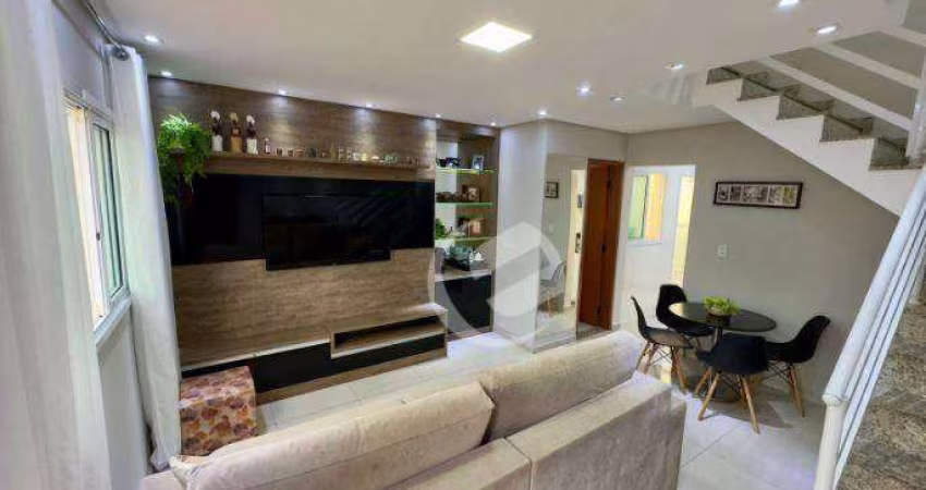 Sobrado com 3 dormitórios à venda, 140 m² por R$ 600.000 - Vila Curuçá - Santo André/SP