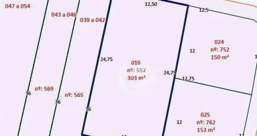 Terreno à venda, 303 m² por r$ 980.000,00 - vila scarpelli - santo andré/sp