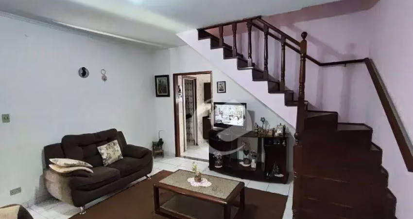 Sobrado à venda, 216 m² por r$ 760.000,00 - vila scarpelli - santo andré/sp