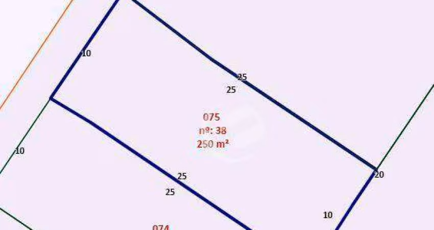 Terreno à venda, 250 m² por R$ 450.000,00 - Parque João Ramalho - Santo André/SP