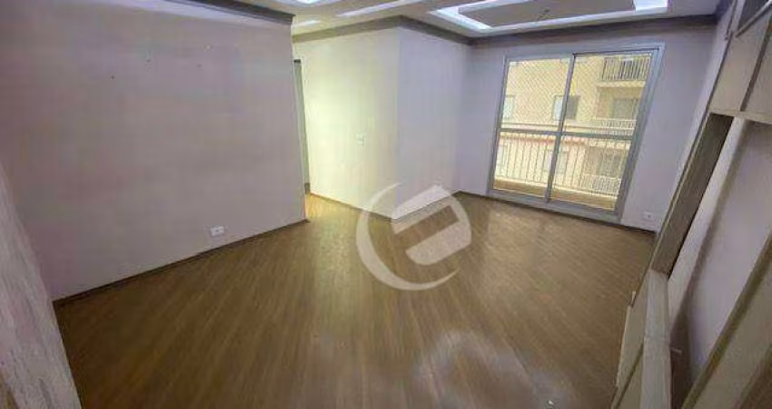 Apartamento com 2 dormitórios para alugar, 61 m² por R$ 3.095,00/mês - Vila Homero Thon - Santo André/SP