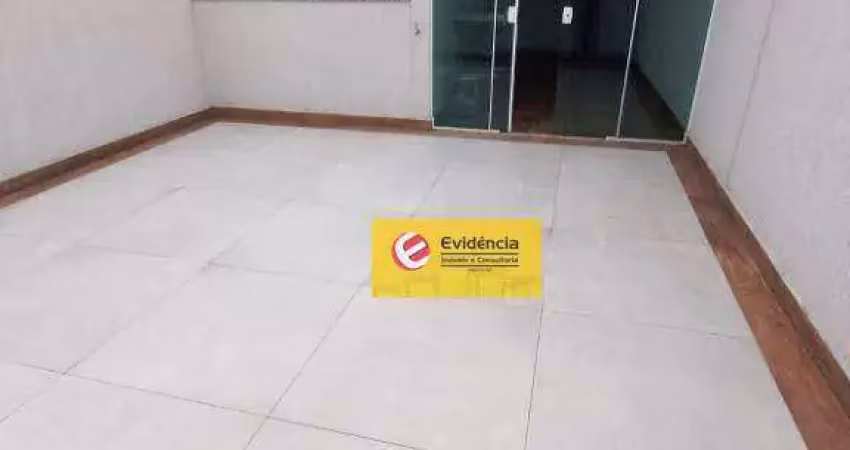 Cobertura com 2 dormitórios à venda, 100 m² por r$ 470.000,00 - jardim paraíso - santo andré/sp
