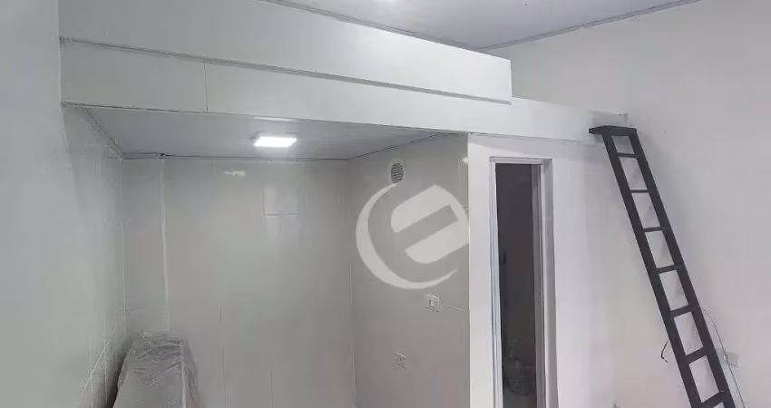 Kitnet para alugar, 10 m² por r$ 880,00/mês - jardim do estádio - santo andré/sp