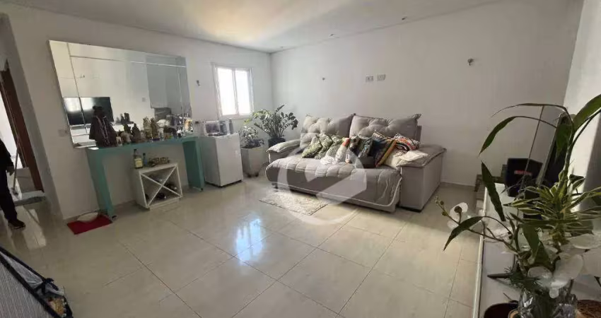 Cobertura com 3 dormitórios à venda, 244 m² por r$ 600.000 - vila scarpelli - santo andré/sp