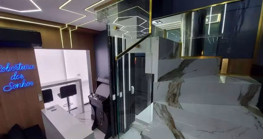 Cobertura com 2 dormitórios à venda, 80 m² por r$ 695.000,00 - santa maria - santo andré/sp