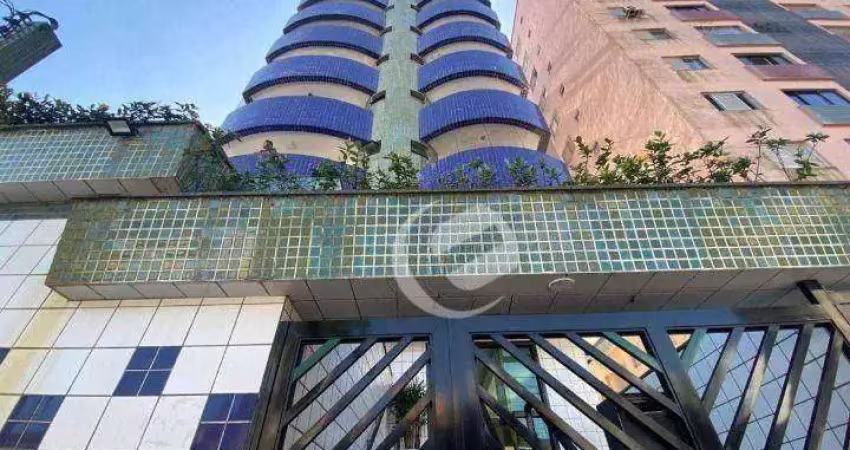 Apartamento com 2 dormitórios à venda, 54 m² por r$ 370.000 - tupi - praia grande/sp