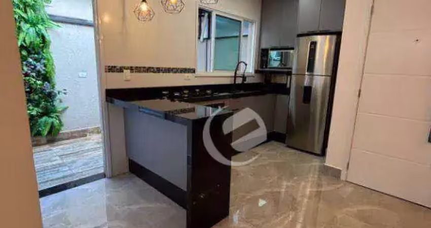 Apartamento com 2 dormitórios à venda, 60 m² por r$ 550.000 - vila alpina - santo andré/sp