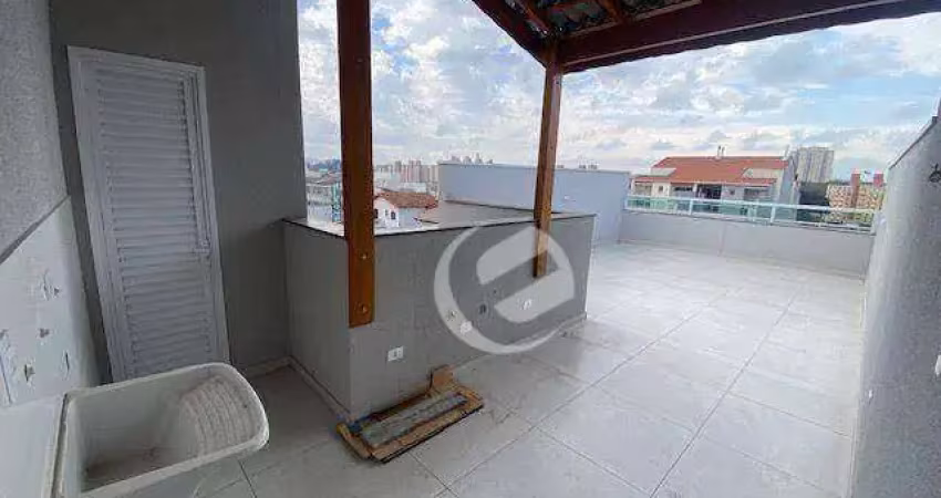 Cobertura com 2 dormitórios à venda, 100 m² por r$ 480.000 - parque oratório - santo andré/sp