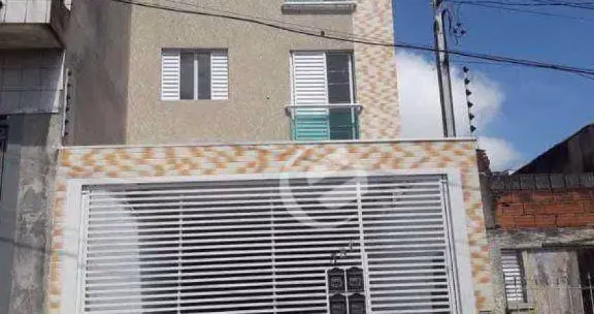 Apartamento com 2 dormitórios à venda, 38 m² por r$ 180.000,00 - jardim irene - santo andré/sp