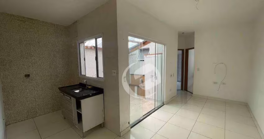 Apartamento com 2 dormitórios à venda, 38 m² por r$ 180.000,00 - jardim irene - santo andré/sp
