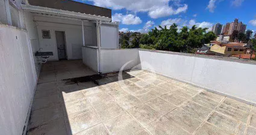 Cobertura com 2 dormitórios à venda, 110 m² por r$ 385.000,00 - jardim ocara - santo andré/sp