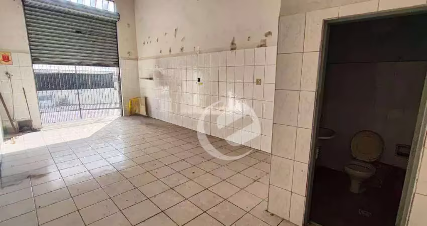 Salão para alugar, 34 m² por r$ 1.100,00/mês - vila linda - santo andré/sp