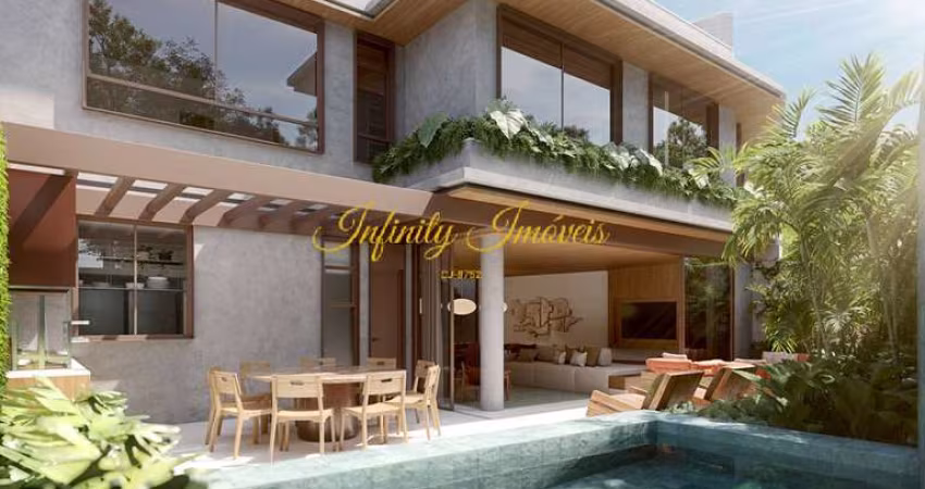 Casas Ibitá São Conrado Casas duplex 4 suítes de 457m² a 489m²